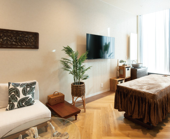 プライベート感覚で過ごせるスイートルーム