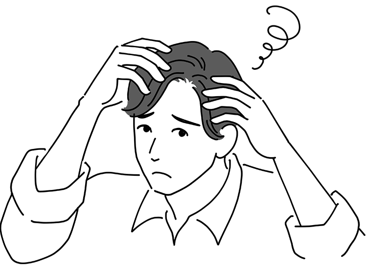 薄毛・抜け毛が気になる男性におすすめ